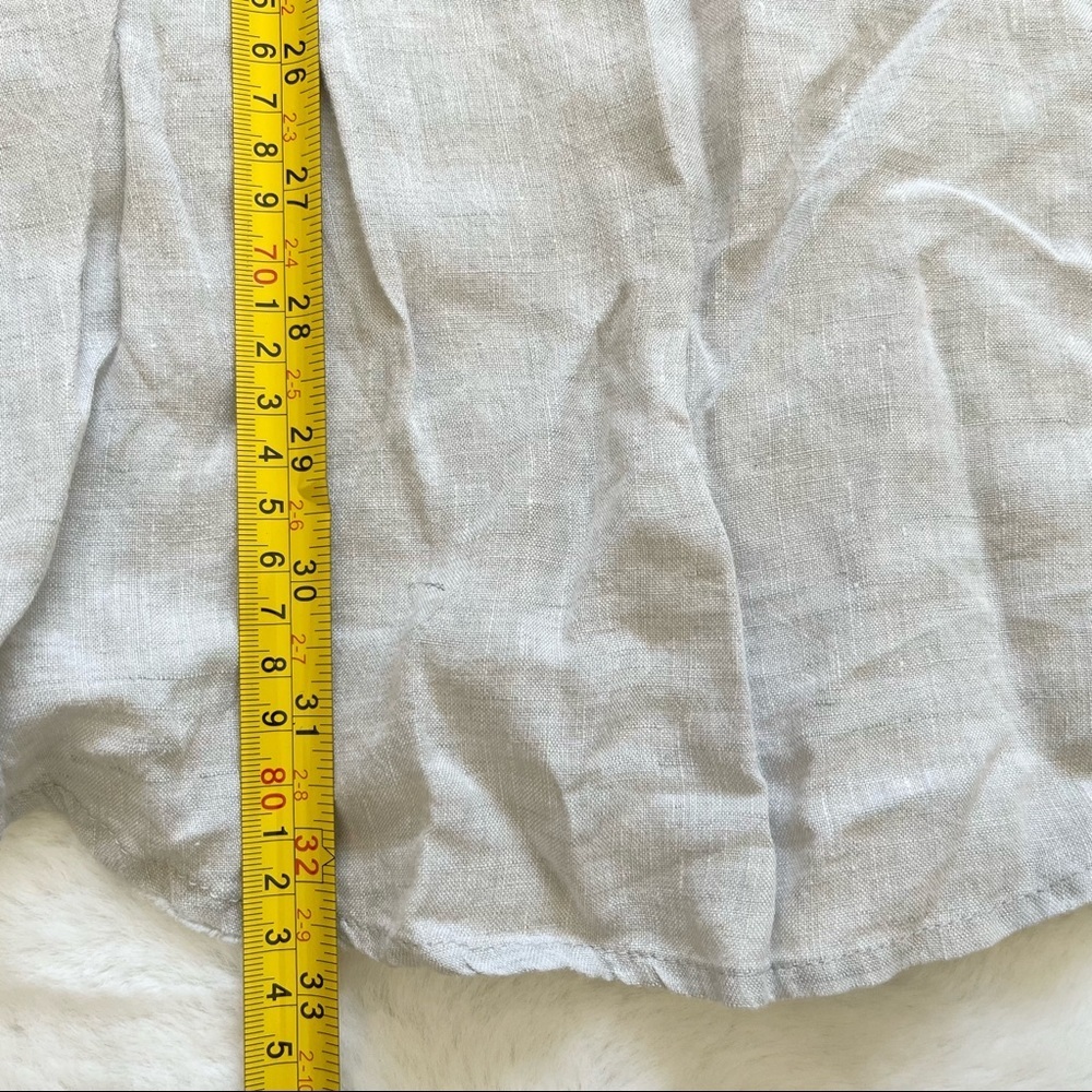FARMHOUSE POTTERY 100% Linen TUNIC or DRESS Size Large Minimalist LAGENLOOK - Picture 8 of 10